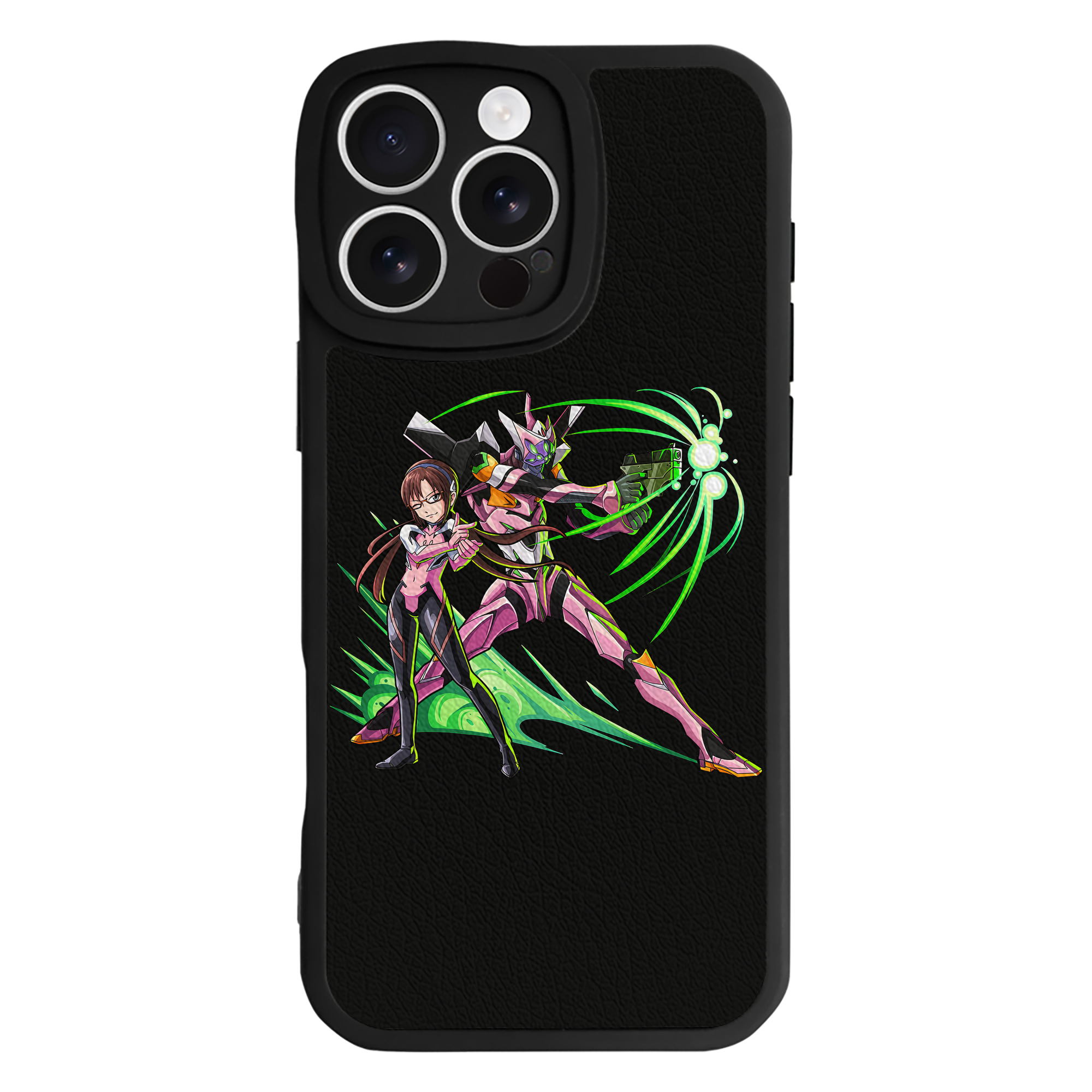 （画像用） EVA 新世紀エヴァンゲリオン 【iPhone 16シリーズ対応】シリコンスマホケース（レザー調） 材質：シリコン
